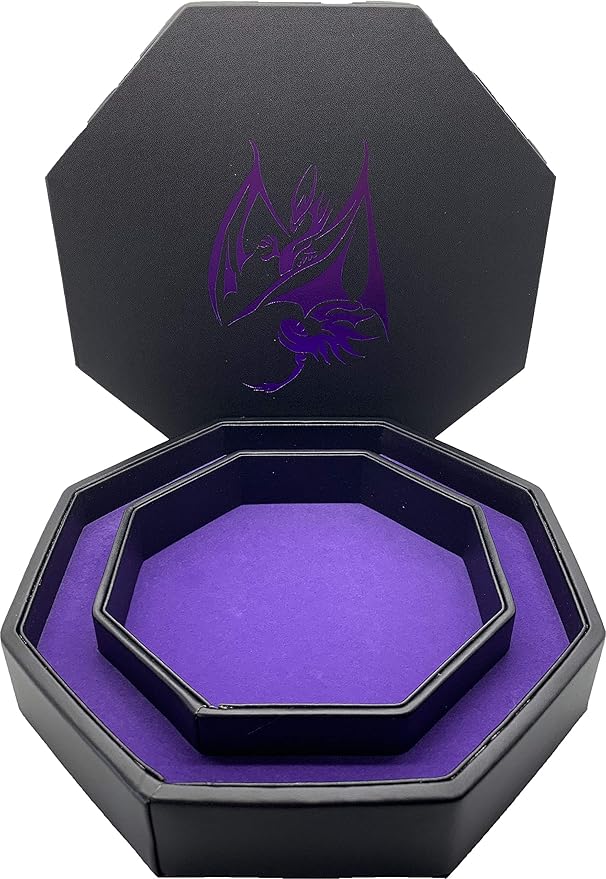 Purple Dragon - D&D Dice Tray of Holding by Norse Foundry