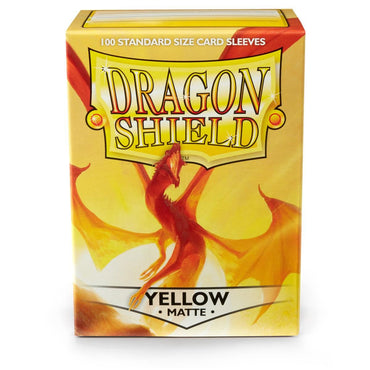 Dragon Shield: Standard 100ct Sleeves - Yellow (Matte)