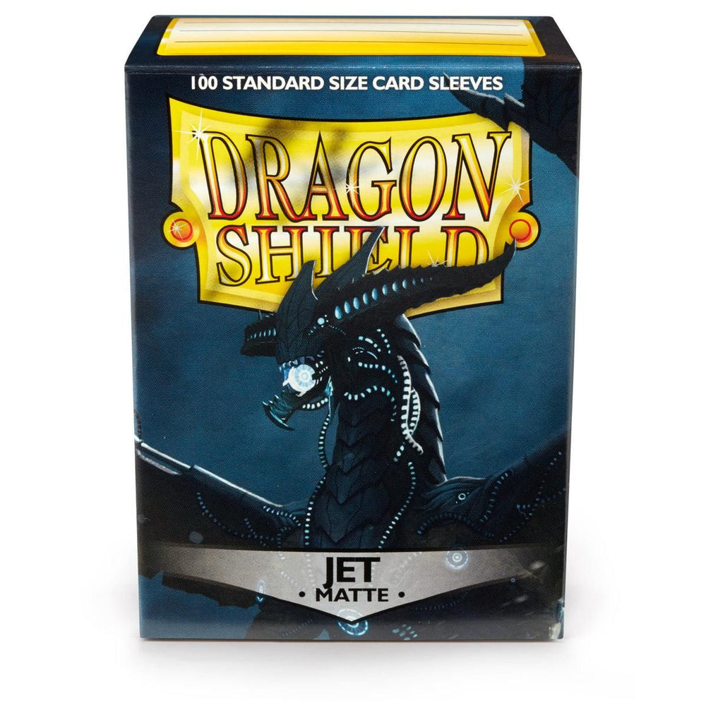 Dragon Shield: Standard 100ct Sleeves - Jet (Matte)