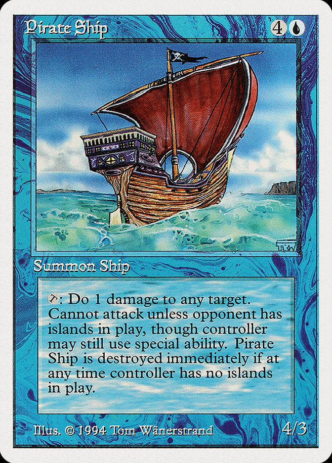 mtg summer magic cards Pirate Ship [Summer Magic / Edgar]