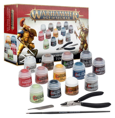 Age of Sigmar Paints + Tools Set