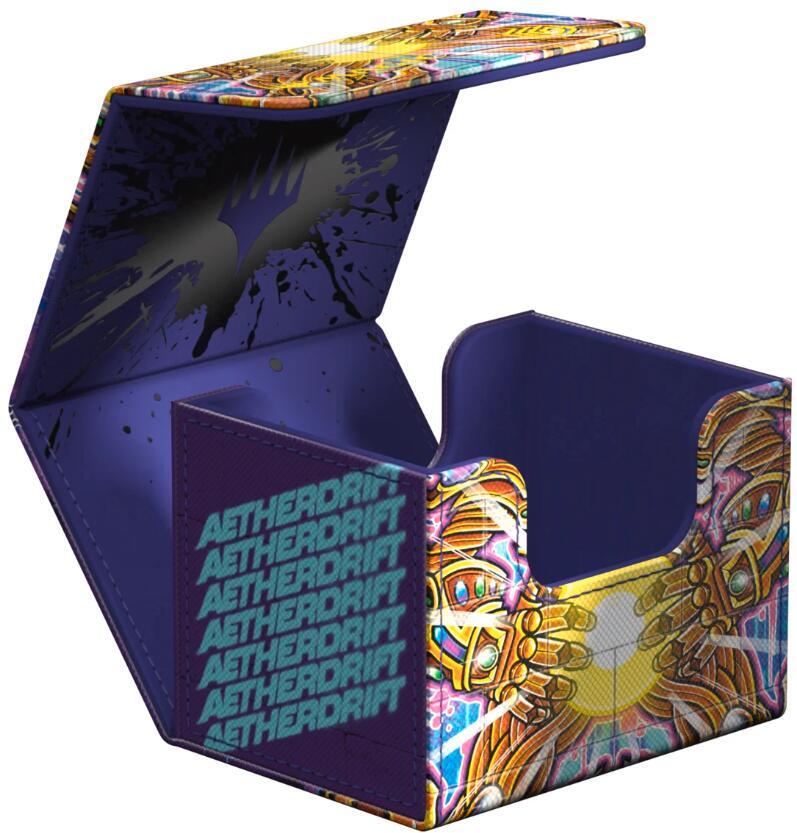 Magic: The Gathering Aetherdrift Sidewinder 100+ Xenoskin Deck Box - Solar Gearhulk - Ultimate Guard Deck Boxes