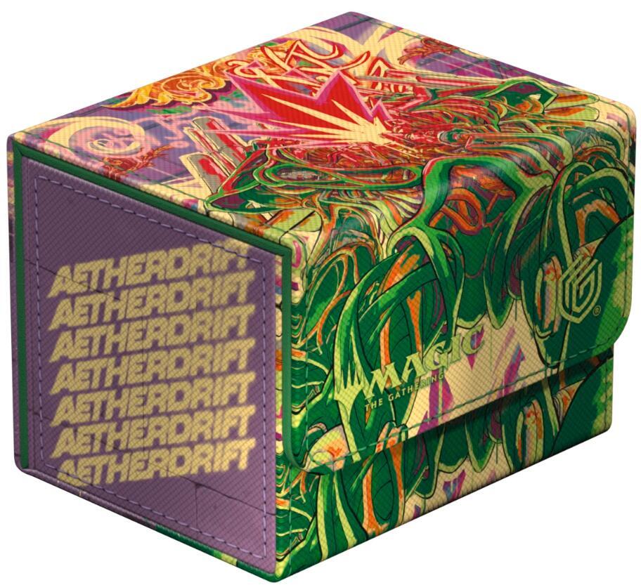 Magic: The Gathering Aetherdrift Sidewinder 100+ Xenoskin Deck Box - Pyrewood Gearhulk - Ultimate Guard Deck Boxes