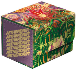 Magic: The Gathering Aetherdrift Sidewinder 100+ Xenoskin Deck Box - Pyrewood Gearhulk - Ultimate Guard Deck Boxes