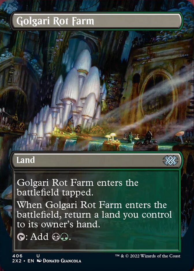 Golgari Rot Farm (Borderless Alternate Art) [Double Masters 2022]