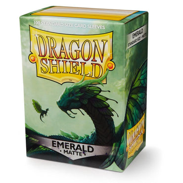 Dragon Shield: Standard 100ct Sleeves - Emerald (Matte)