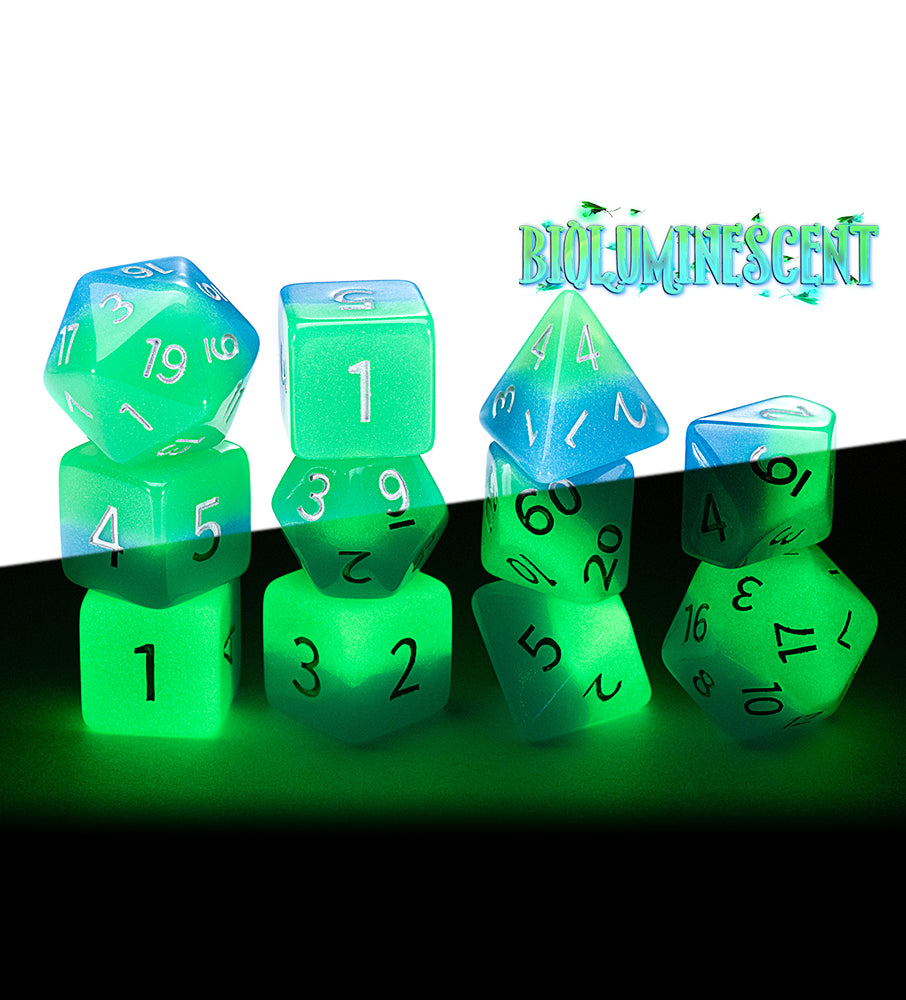 bioluminescent 7die set