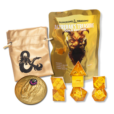 Acererak’s Treasure Pack Dice Set Gold