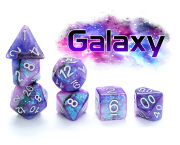 Aether Dice - 'Galaxy' (7-die)