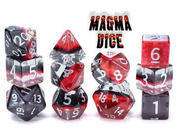 Eclipse Dice - 'Magma' (7-die)