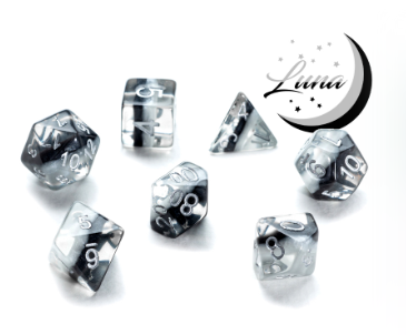 Eclipse Dice - 'Luna' (7-die)