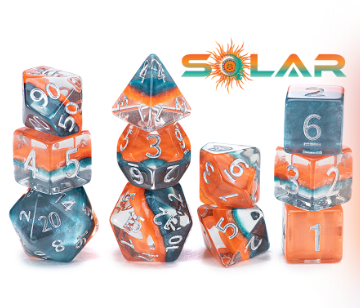 Eclipse Dice - 'Solar' (7-die)