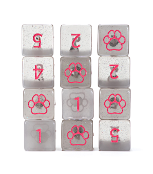 Inclusion Dice - 'Cat Dice' (12 d6)