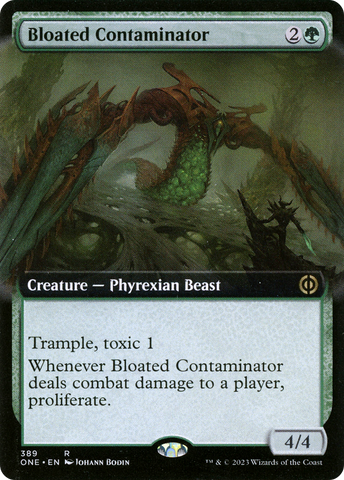 Bloated Contaminator (Extended Art) [Phyrexia: All Will Be One]