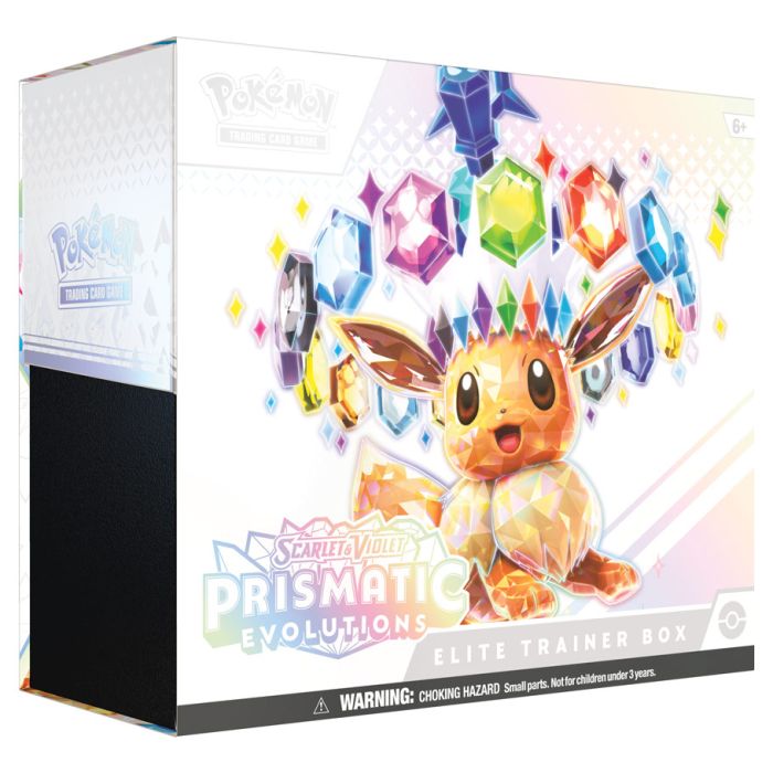 prismatic evolutions elite trainer box