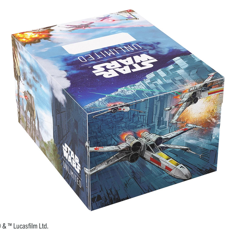 Gamegenic Deck Box: Star Wars Unlimited - Twin Suns Soft Crate - Battle of Scarif